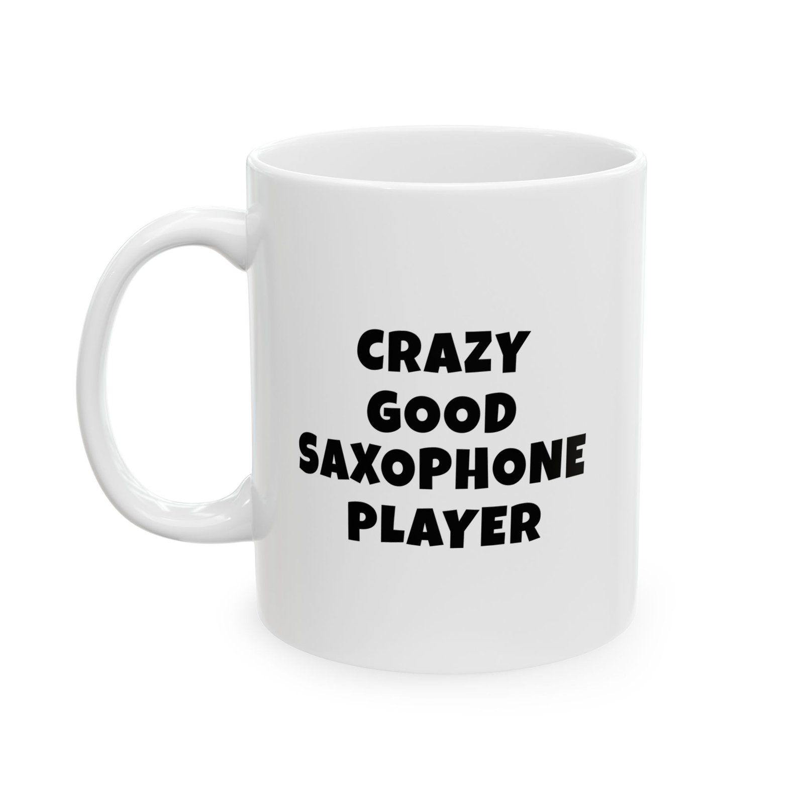 SAXOPHONE PEOPLE ARE MY KINDA PEOPLE Mug | Funny SAXOPHONE Gift | Coffee Cup for Music Lovers – Black Text - Image 3